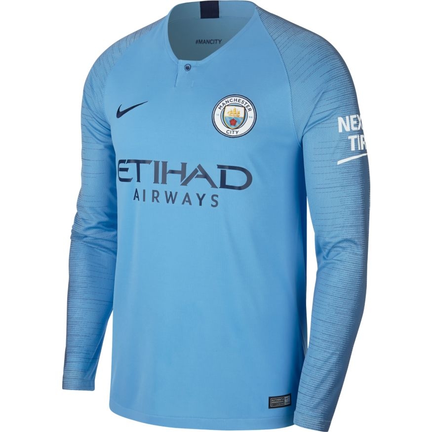 Nike Manchester City FC LS Home Jersey 2018/19 - Soccer Premier