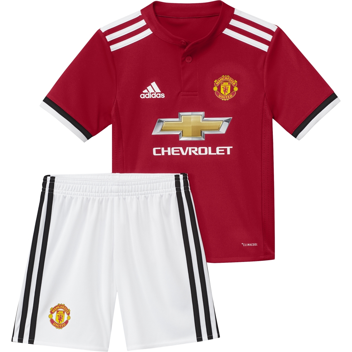 Adidas Manchester United Kids Home Stadium Jersey Kit 2017/18 - Soccer ...