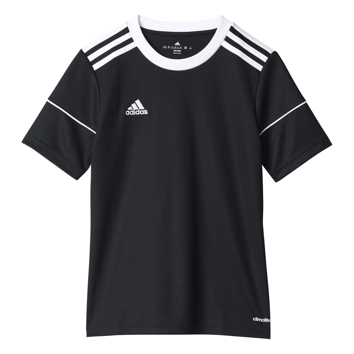 Adidas Kids Squadra 17 Jersey- Black - Soccer Premier
