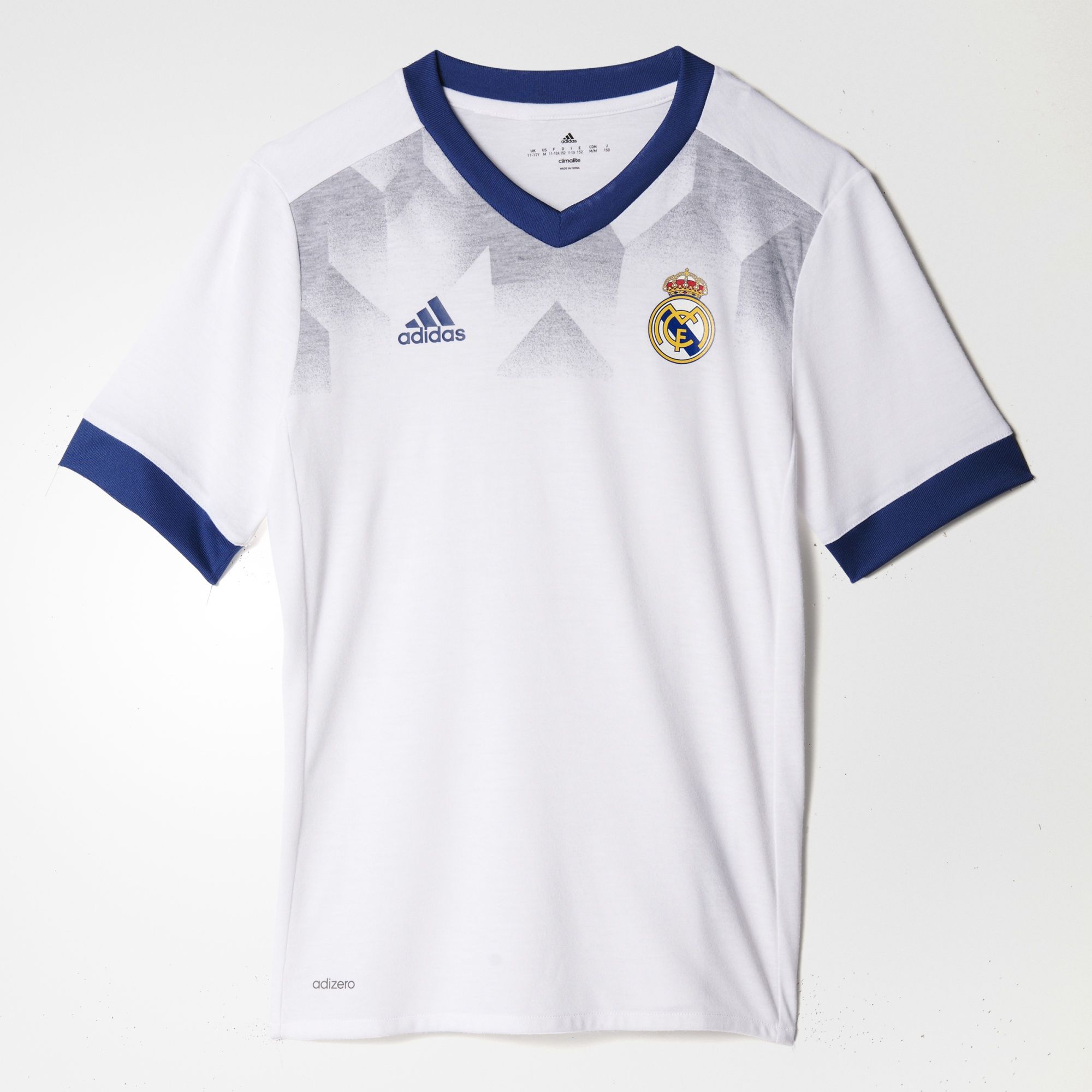 Adidas Real Madrid Home Replica PreMatch Jersey Soccer Premier