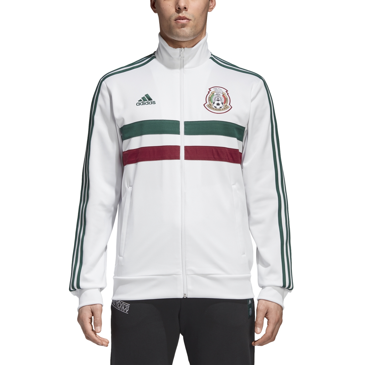 Adidas FMF Mexico 3 Strips Jacket Soccer Premier