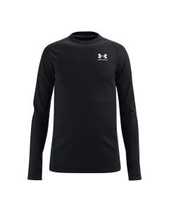 UA Boys' ColdGear® Armour Long Sleeve (Black)