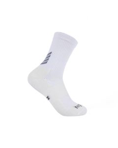 TeqniGrip Crew Sock White