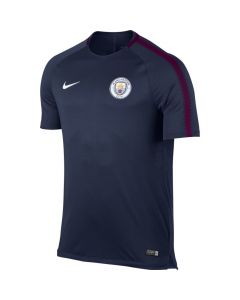 Nike Men’s Breathe Squad Manchester City FC Football Top