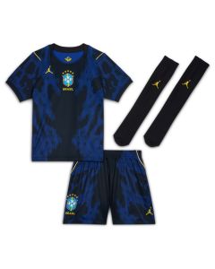 Nike Brazil 2026 Stadium Away Little Kids' Jordan 3 piece Kit