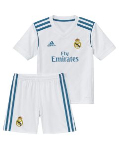 Adidas Toddler Real Madrid Home Jersey Kit 2017/18