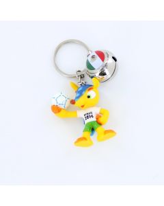 Wagon Brazil FIFA 2014 WorldCup Mexico Cartoon Keychain