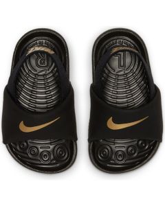 Nike Kawa Baby/Toddler Slides (Black-Gold)