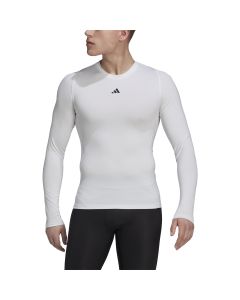 adidas TECHFIT LONGSLEEVE TRAINING TEE White