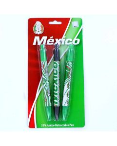 Lucky Clover Group 3 Pk Jumbo Retractable Pen