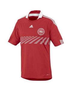 Adidas Denmark Men's Home Stadium Jersey 2010/11