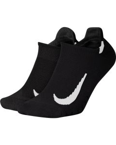 Nike Multiplier Running No-Show Socks (2 Pairs)