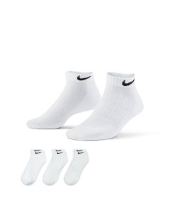 Nike Everyday Cushioned Training Low Socks (3 Pairs) WHITE