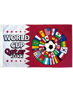 2022 World Cup Qatar Country Circle