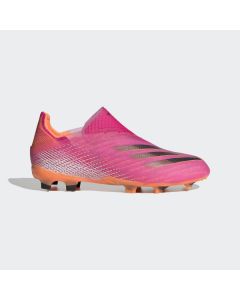 Adidas X GHOSTED+ LACELESS FIRM GROUND CLEATS