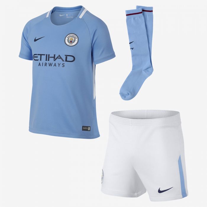 spion Voorman Slechte factor Nike Jr. Breathe Manchester City FC Kit 2017/18