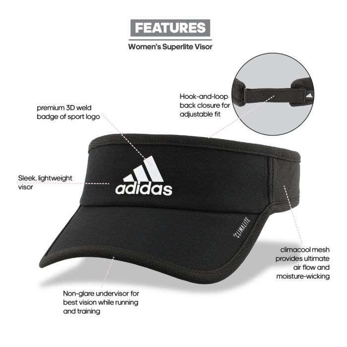 Adidas superlite visor new arrivals