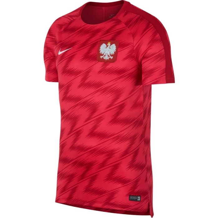 tubo Perfecto meditación Nike Dry Poland Squad Football Top 2018