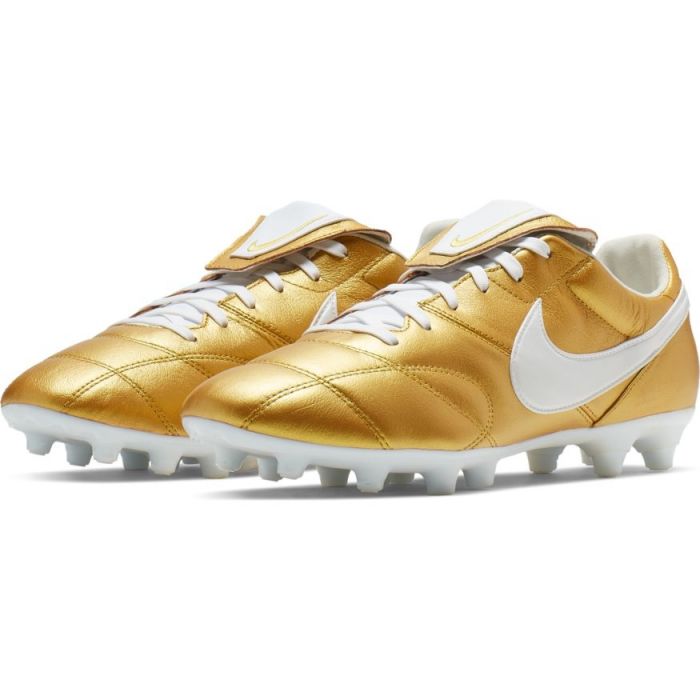 Nike premier ii white gold top