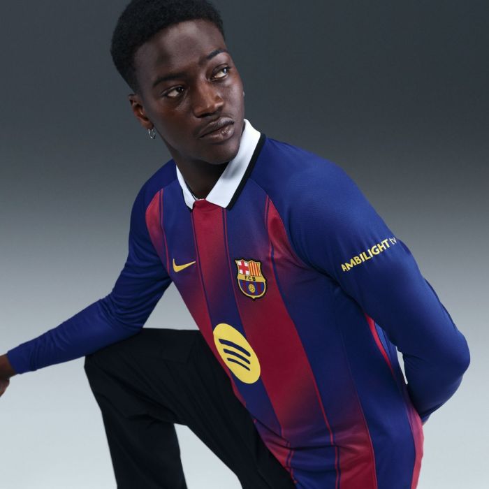 FC Barcelona 2025-26 ホーム　オーセンティック FC Barcelona 2025/26 Stadium Home Men's Nike Dri-FIT Soccer
