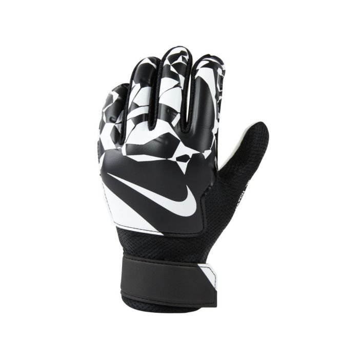 Nike Match Jr. Goalkeeper Soccer Gloves Black White