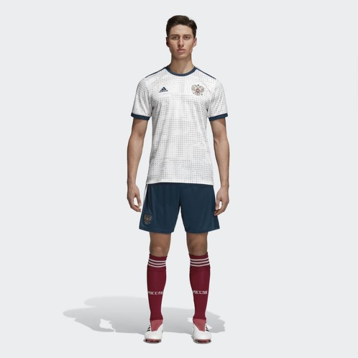 adidas Russia Men s Away Stadium Jersey 2018 19