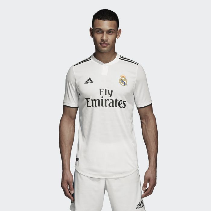 melk wit Afkorting Teleurgesteld Adidas Authentic Real Madrid Home Jersey 2018/19