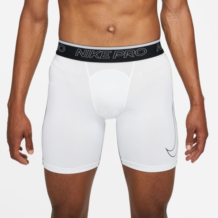 White nike pro shorts 2025