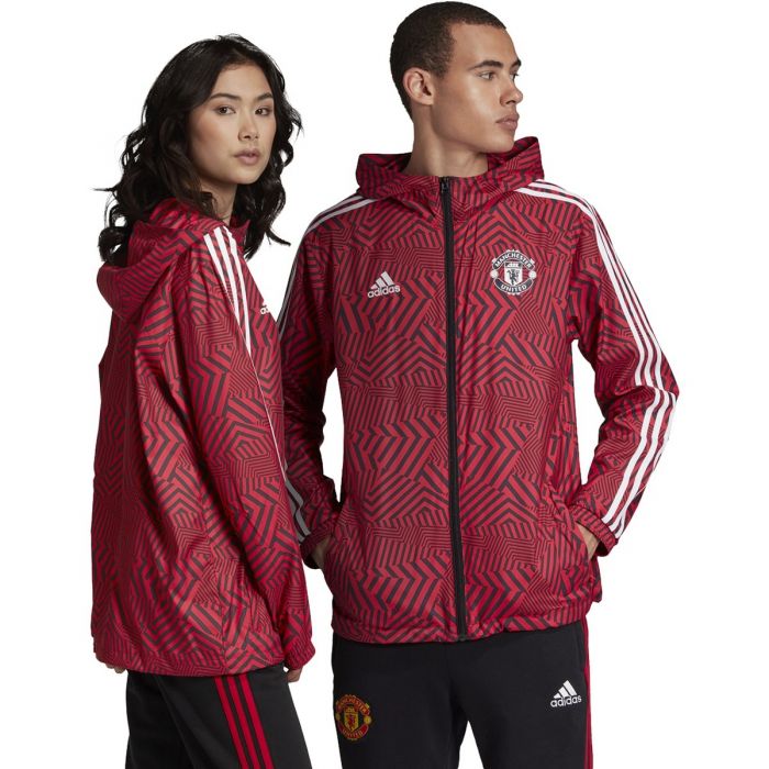 Adidas manchester united discount windbreaker