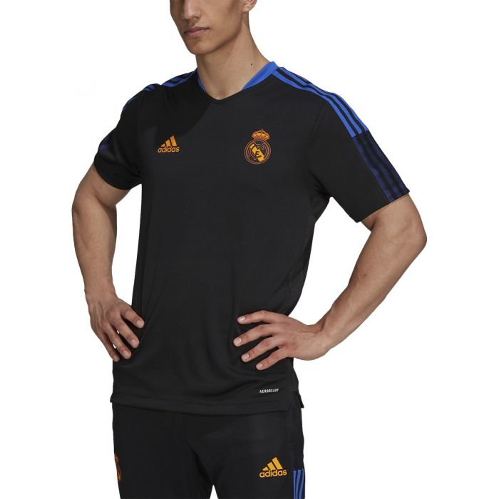 Adidas Real Madrid 21/22 Training Jersey (Blue/Orange)