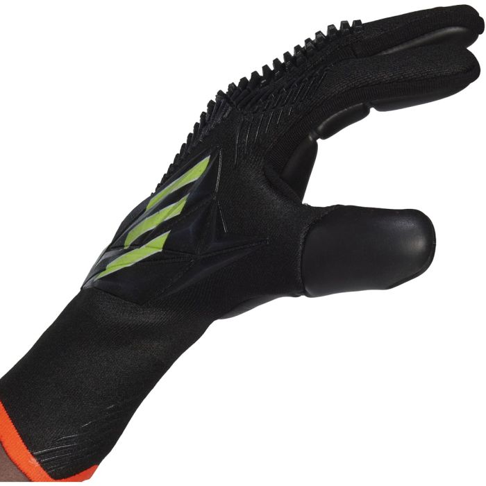 Adidas Predator Edge Pro Gloves - Black-Solar Yellow, 7