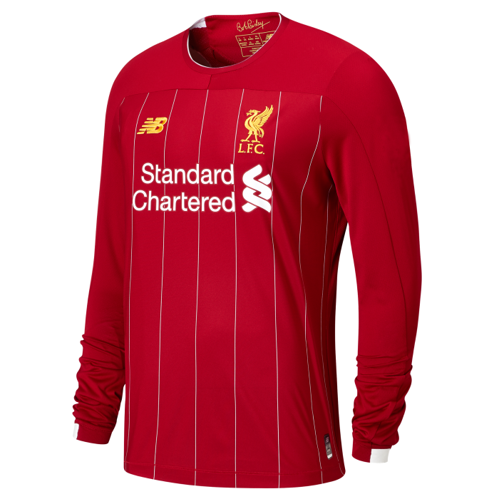 New Balance Liverpool Home Jersey Long Sleeve