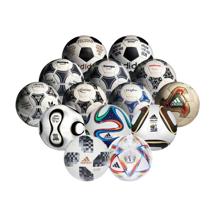 adidas Collectors Edition FIFA Historical Mini Ball World Cup Set