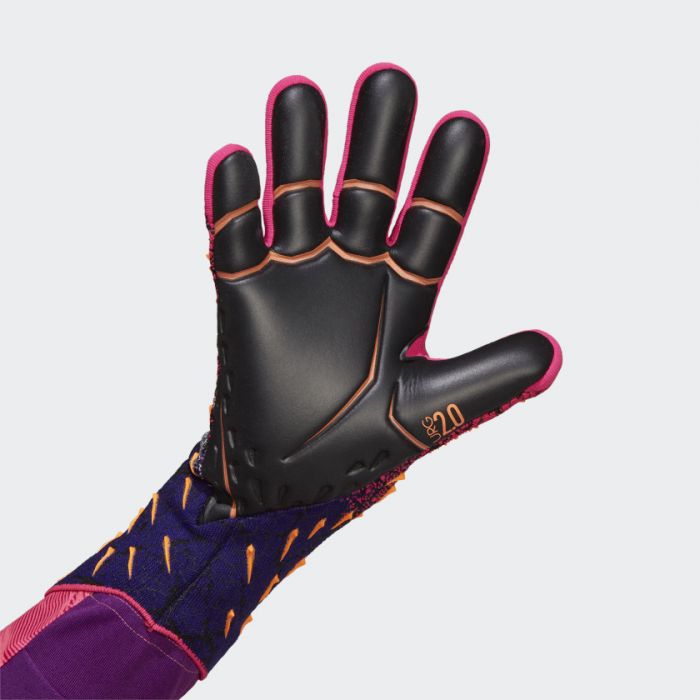 adidas Predator GL Pro Hybrid Goalkeeper Gloves - Black-Pink-White