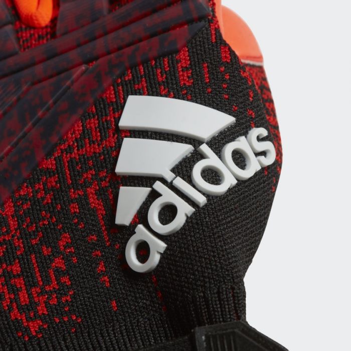 Adidas predator pro cheap black active red