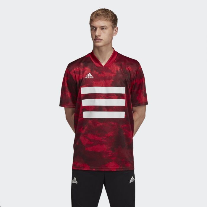 Tan graphic adidas top