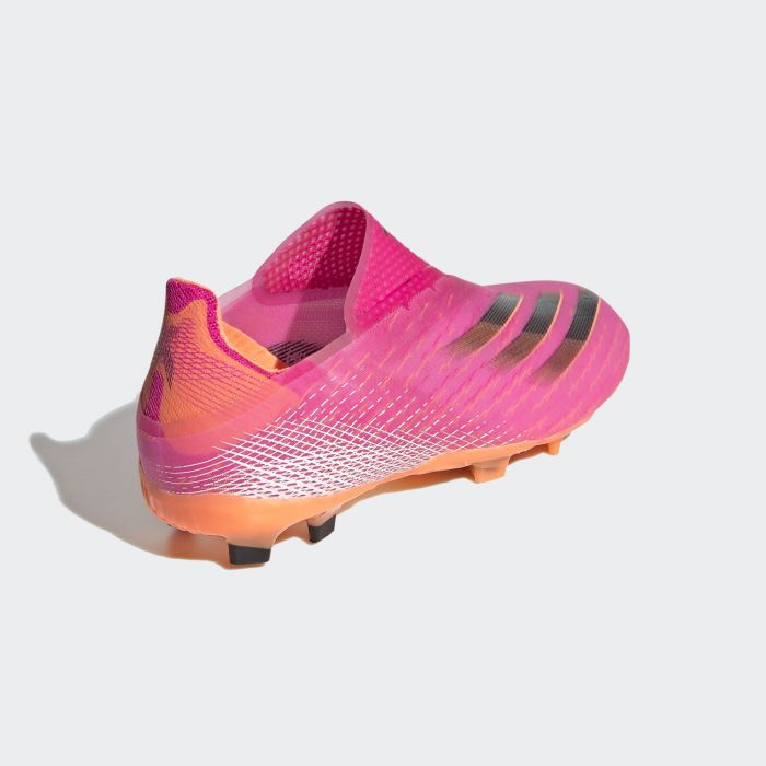 Adidas pink hot sale laceless