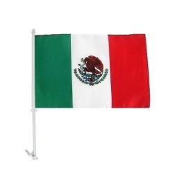 Mexico Double-side Car Flag