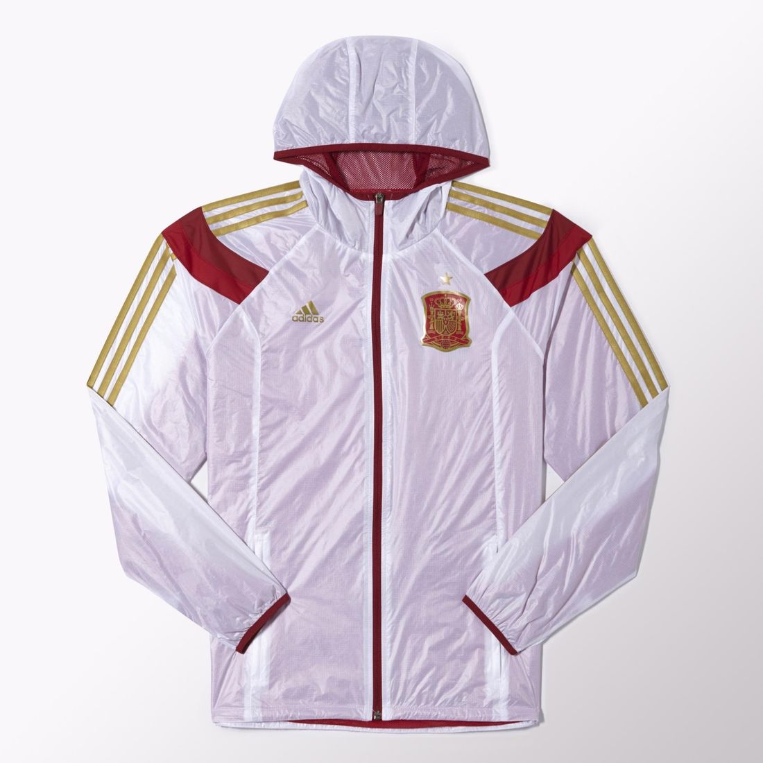 adidas Spain Men's Anthem Track Jacket 2014/15 Soccer Premier