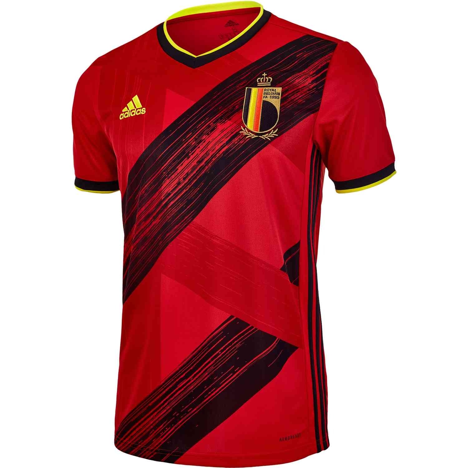 Adidas Men\'s Belgium Home Jersey - Soccer Premier