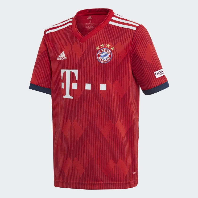 Adidas Kids FC Bayern Home Jersey 2018-19 - Soccer Premier