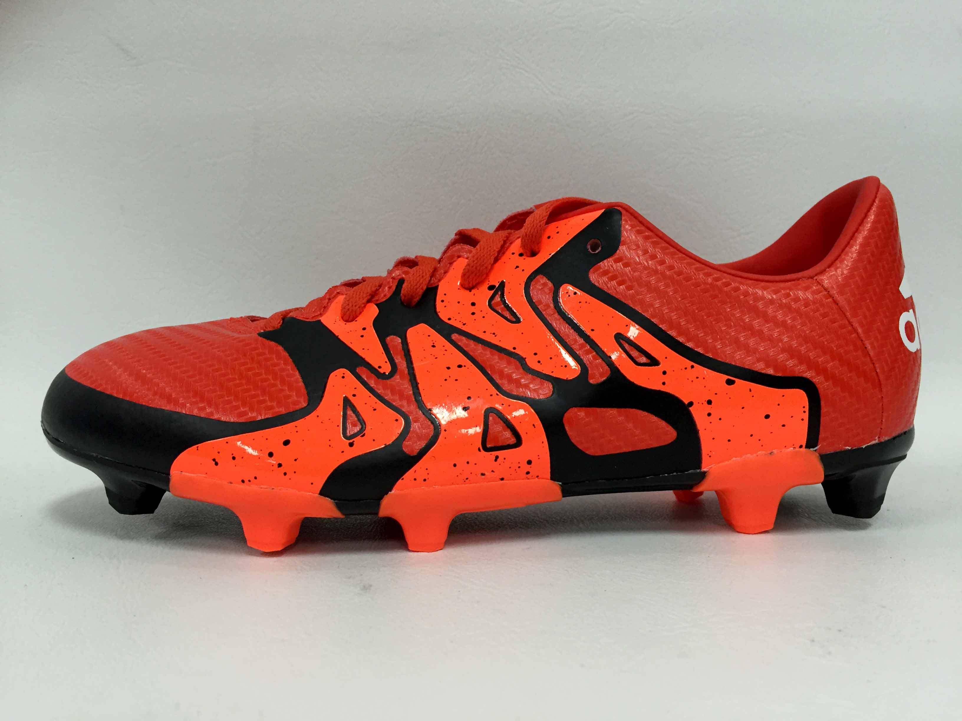 Adidas Performance X 15.3 Fgag J Soccer Shoe (Little Kid/Big Kid),Bold Orange/White/Solar Orange,5 M Us Big Kid (888591976597)
