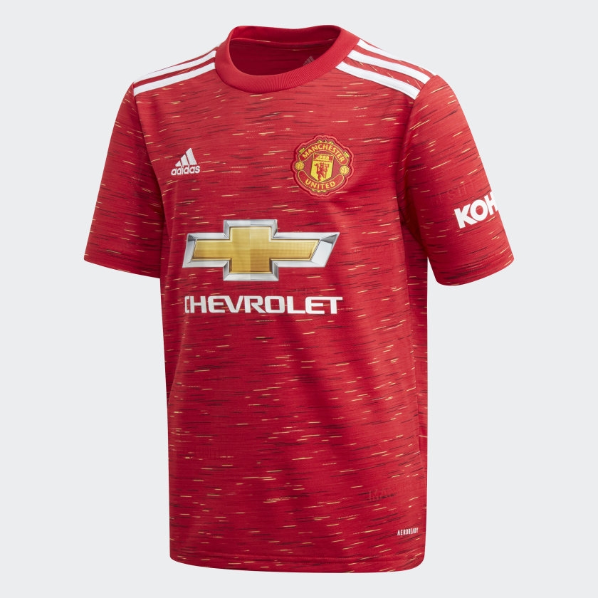 Adidas Youth Manchester United Home Jersey 20/21 - Soccer ...